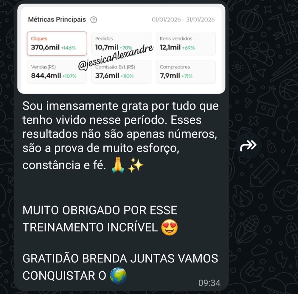 Afiliada com R$37,6 mil em comissão estimada na Shopee